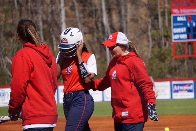 Brittney on the field