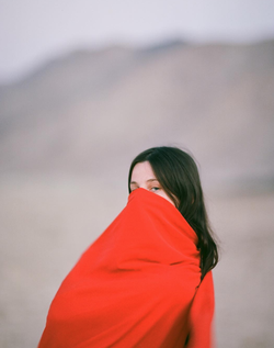 Buzzy Lee in the desert.