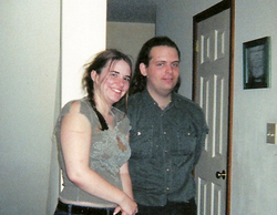 Photo of Caitlan Coleman and her husband, Joshua Boyle, during their younger days.