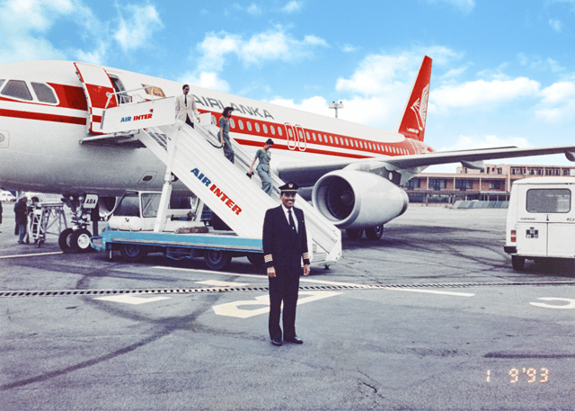 Historic delivery of the first Air Lanka Airbus A320, Katunayake, Sri Lanka 1993.