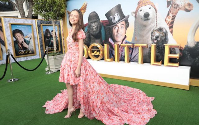 Carmel Laniado attends the premiere of Universal Pictures' "Dolittle" at Regency Village Theatre on January 11, 2020 in Westwood, California.