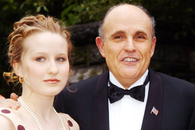 Rudy Giuliani with Caroline