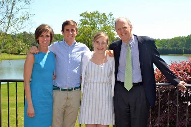 Comer and his family