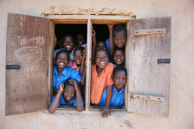 Arts & Positivity visits a school for children in Montserrado County