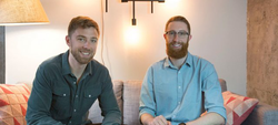 Dave Evans (left) with his brother and co-founder of Fictive, Nate Evans