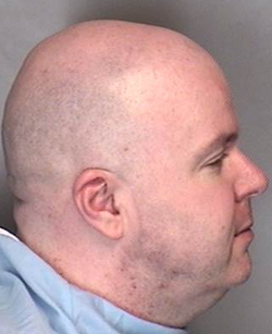 Side profile photo of David Dunn released by the Champaign County Jail