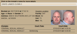 Champaign County Jail record of David Dunn