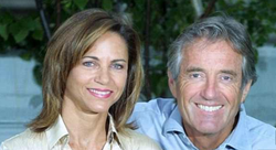 David Matthews with his wife, Jane Parker.