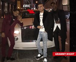 Eric da Jeweler in a photo with his friends that was taken at the night of the Grammys in 2018.