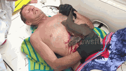 The final moments of the Shark that bit Ervin Maccarty.