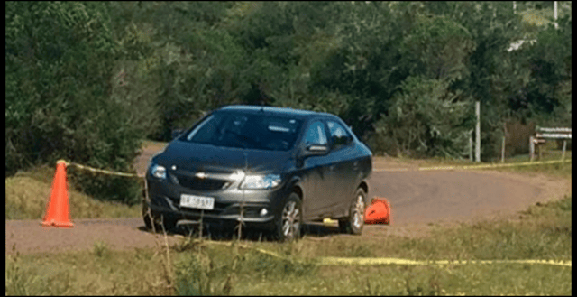 El Carro que fue alquilado por Sierra.