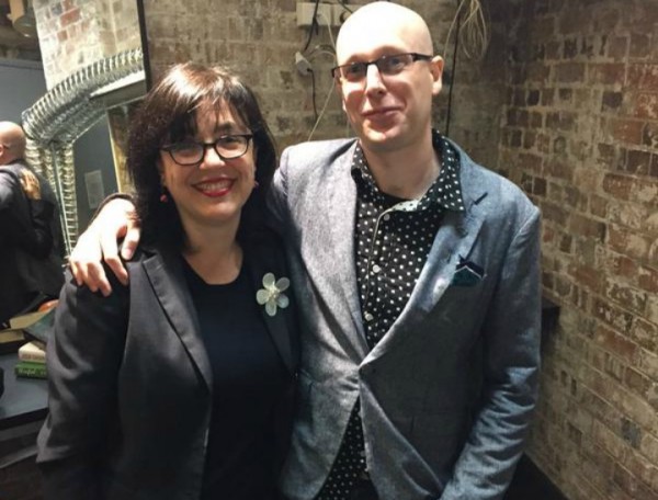 J.M. Donellan and Fiona Harari (left) at Sydney Writers' Festival 2015.