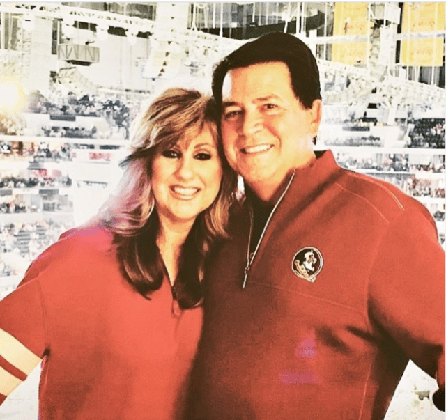Glen Walker with Jody Walker after watching FSU basketball team game