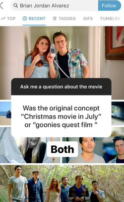 Stephanie Koenig answers questions about the concept for the movie.