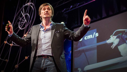 Photo ofGregoire Courtinefrom his tedtalks presentation.