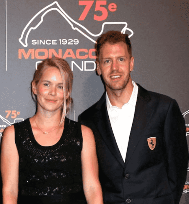 Hanna Prater and Sebastian Vettel