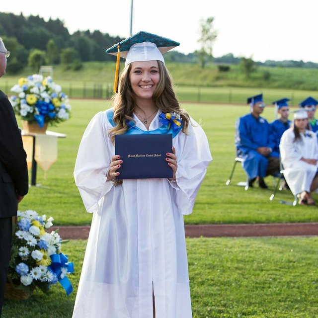 Hannah Trevvett Graduating from High School