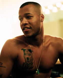 Heron Preston pictured from a New York Magazine write-up in 2009