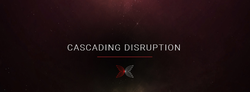 Logo of IOHK that says "Cascading disruption".