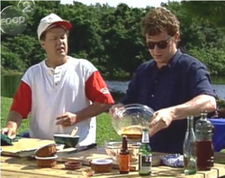 Jack McDavid and Bobby Flay