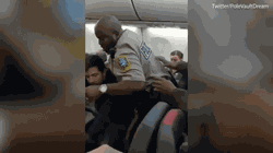 Gif of Jacob Garcia being tasered moments after spouting racism toward an arresting officer.