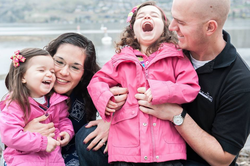 Jacob Forman pictured with his family