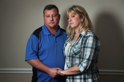 Photo of James Snead with his wife, Kimberly.