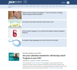 Front Page of Jaxenter