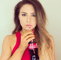 Having a Coca-Cola