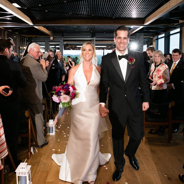 Jessica Schneider pictured on her wedding