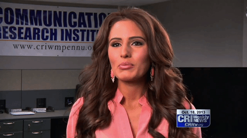 The GIF of Jessica VerSteeg about earning the 1st Runner-Up at Miss Iowa Pageant.