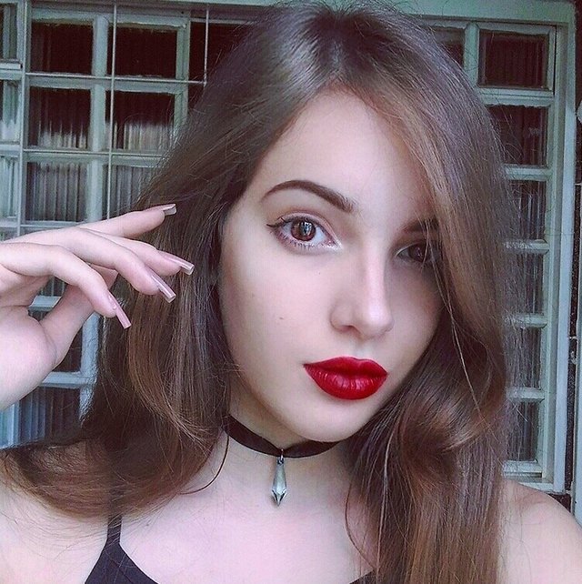 Wearing Lipstick