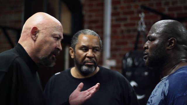 Dickie Wood,John Arthur,James Toney (L to R)