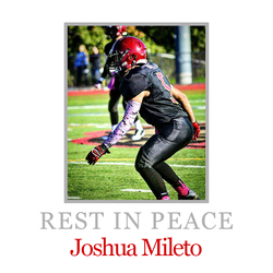 Poster in memory of Joshua Mileto