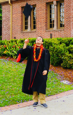 Jules Horowitz at his graduation from USC School of Cinematic Arts.