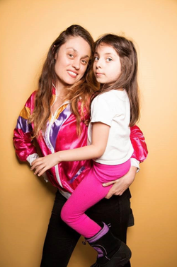 Photo of Julie Kottakis with her daughter.