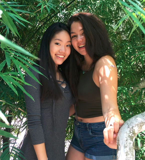 Juliette with a friend