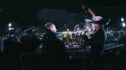 Junkie Kid and Timmy Trumpet at EDC Las Vegas in 2018 with a mariachi band during their performance