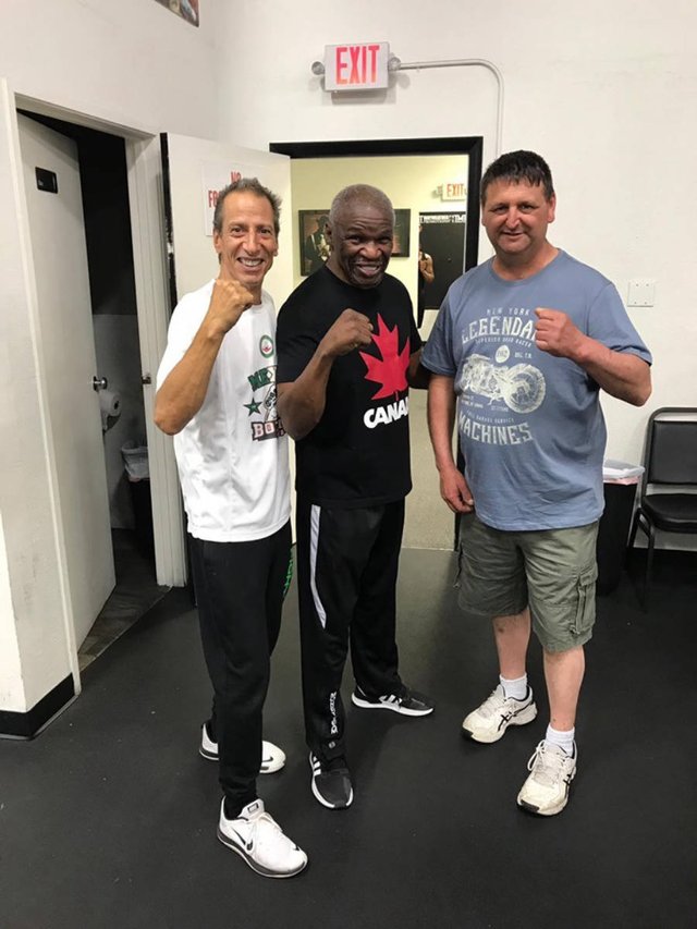 Greg Fredo,Floyd Mayweather Sr.,Unknown (L to R)