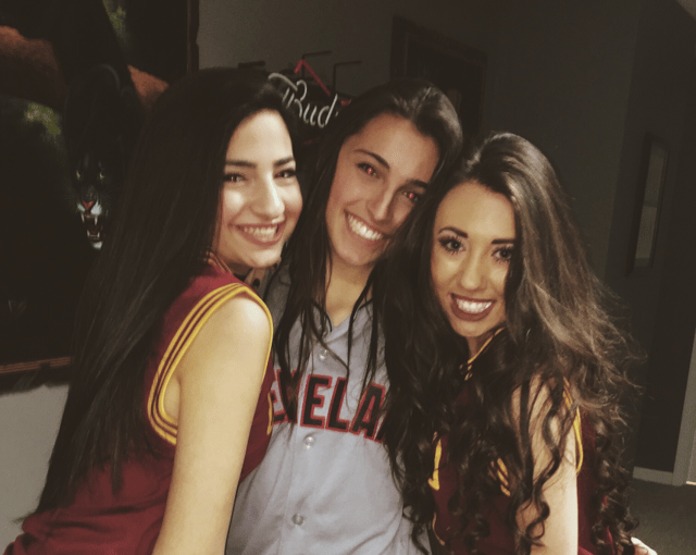 With friends