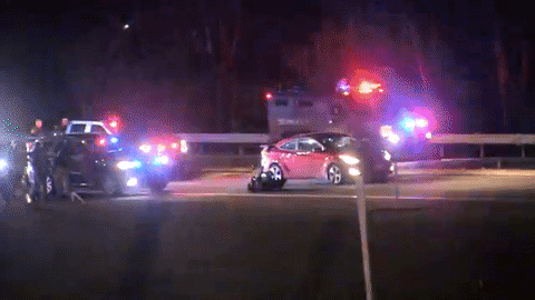 Police at the scene