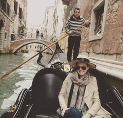 Karen Roemer in Venice.
