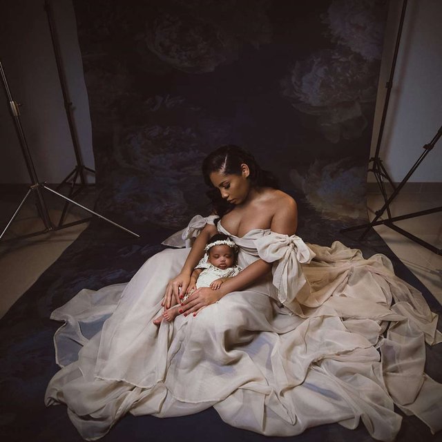 Kasi Bennett and her daughter Olympia Lightning Bolt