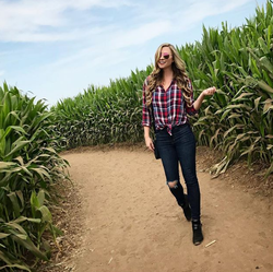 In a corn field