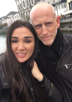 Kristina Basham and Scott Adams