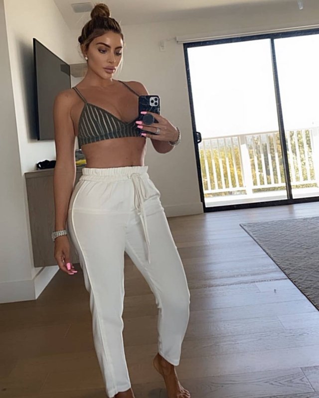 Larsa Pippen pictured on her Instagram