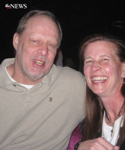 Photo of Lisa Crawford smiling with Stephen Paddock.