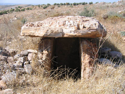 A Megalithic monument in Menjez (courtesy OLJ)