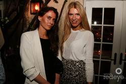 Meredith Dunn with her friend.