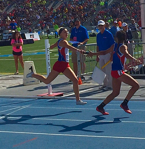 Merzedes Hart competing